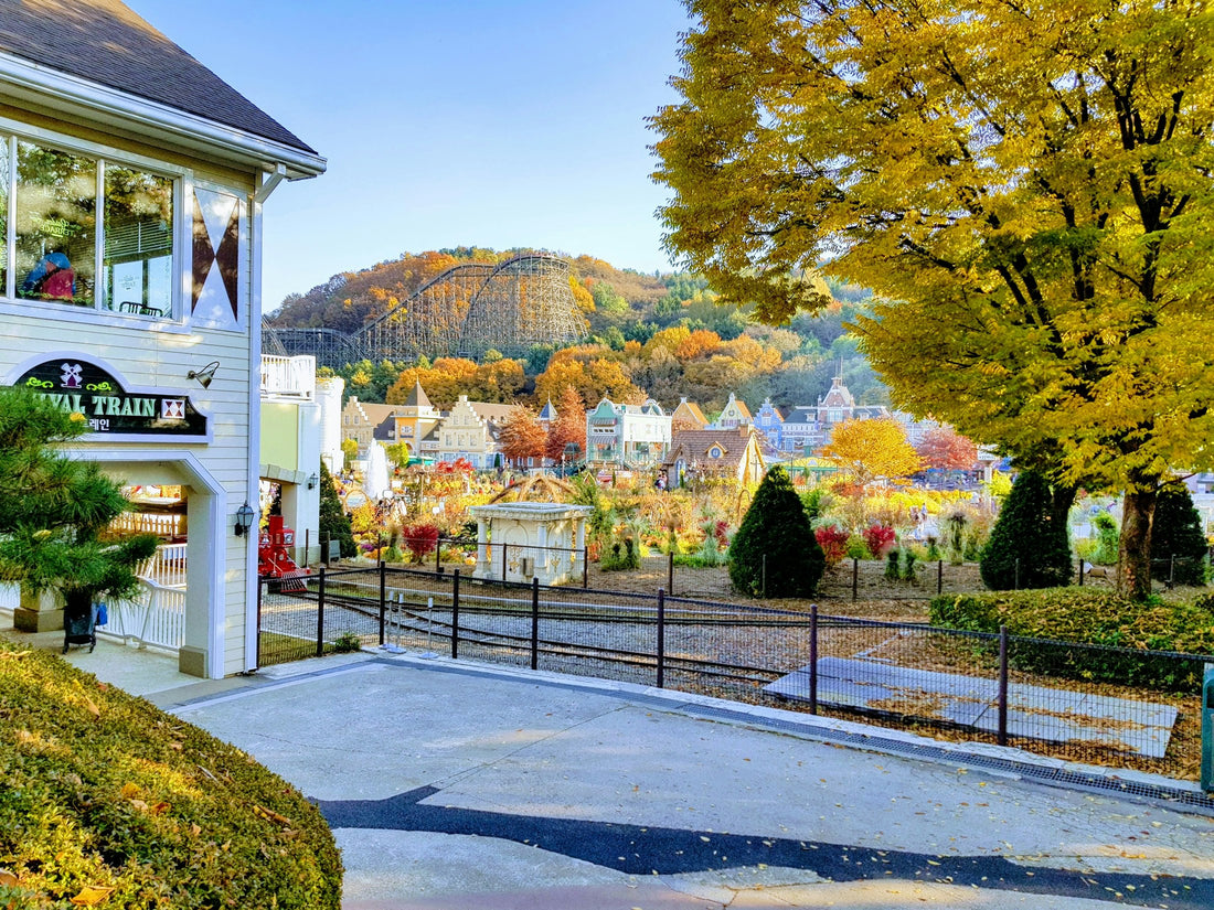 Colorful small town in autumn for a lore-tripping getaway