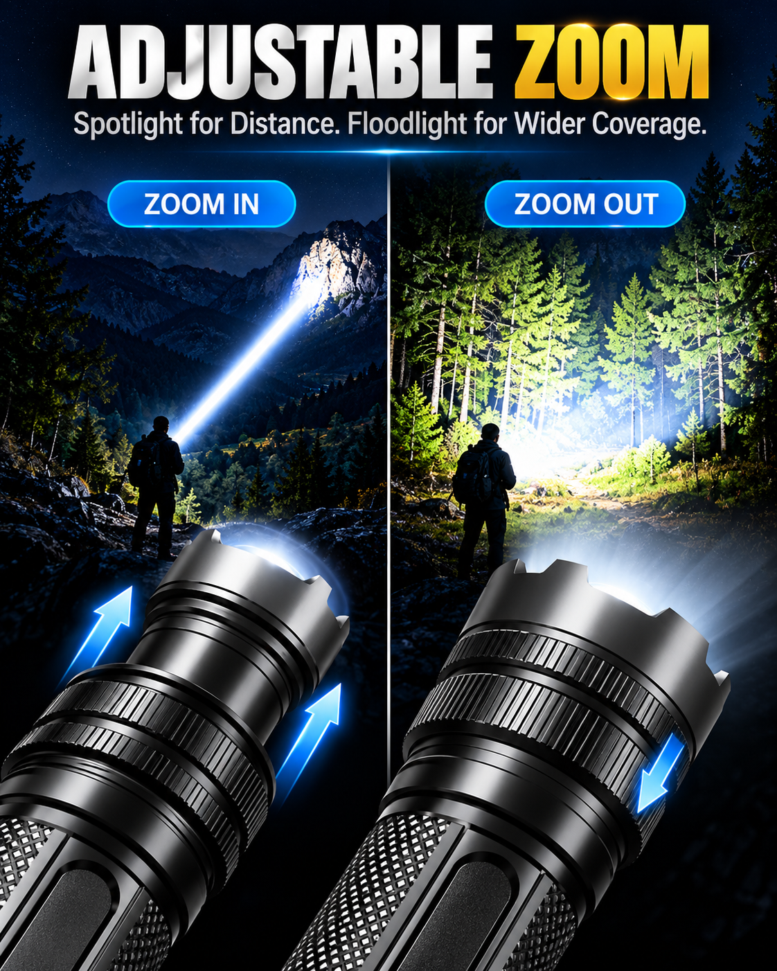 🔦Powerful Flashlight for Home & Emergencies