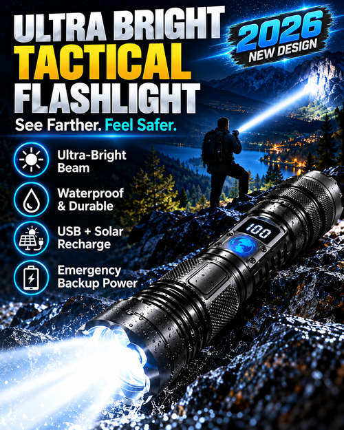 🔦Powerful Flashlight for Home & Emergencies