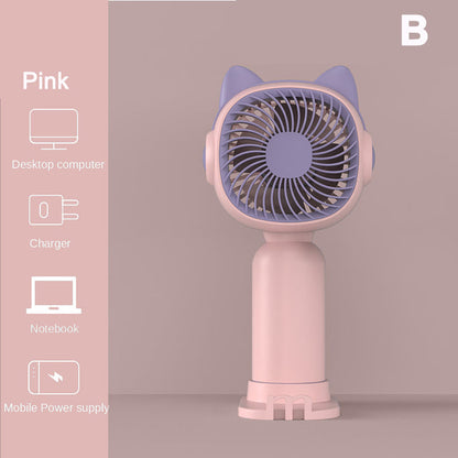Mini Ventilateur Portable Kawaii – Fraîcheur Nomade pour l’Été