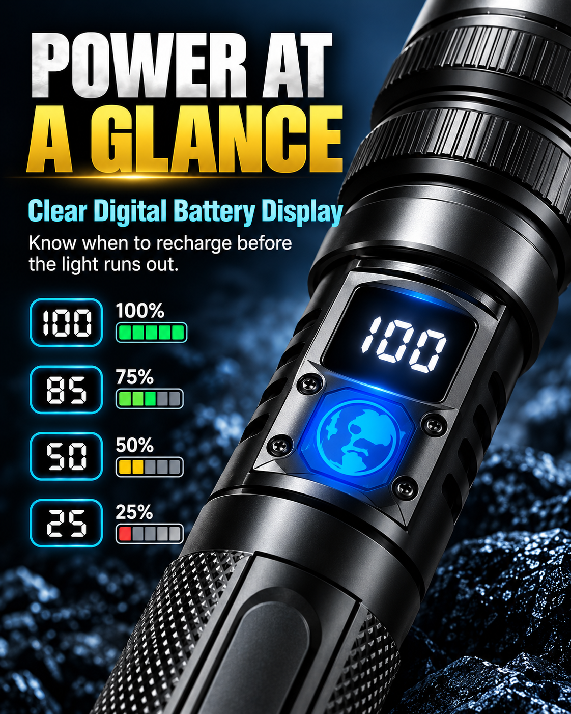 🔦Powerful Flashlight for Home & Emergencies