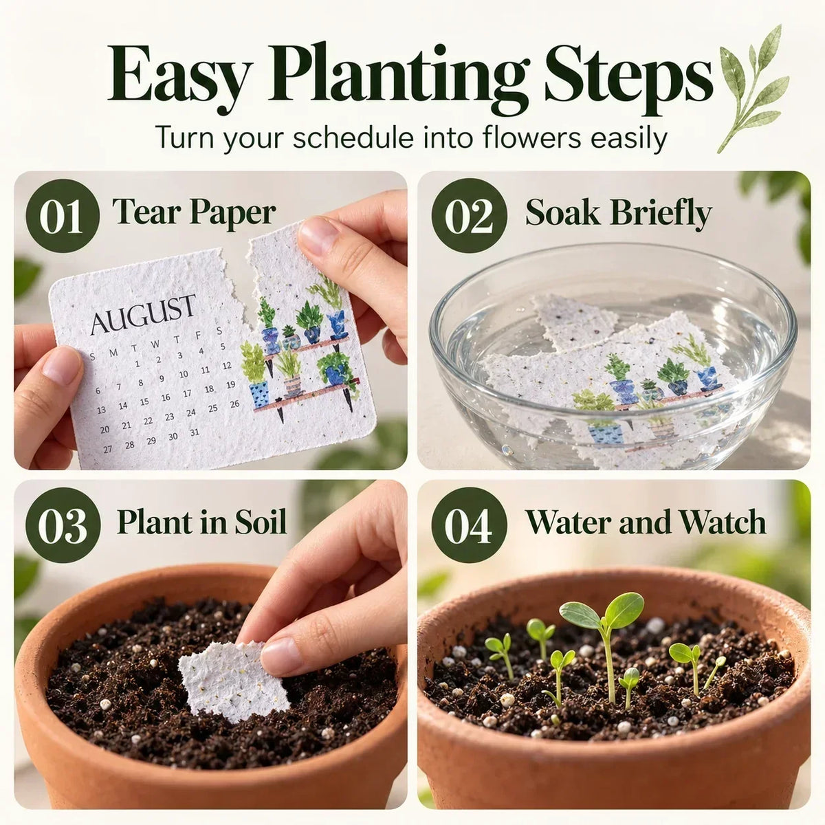 ✨Early Holiday Sale 50% OFF🌱Eco-Friendly Plantable “Timeless” Seed Calendar 2027