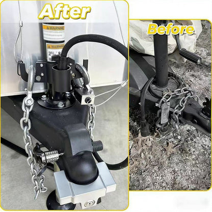 🔥2026 Aluminum RV Towing Chain Organizer & 7-Way Plug Holder ( RV Camper Accessories )