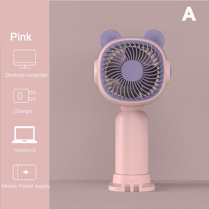 Mini Ventilateur Portable Kawaii – Fraîcheur Nomade pour l’Été