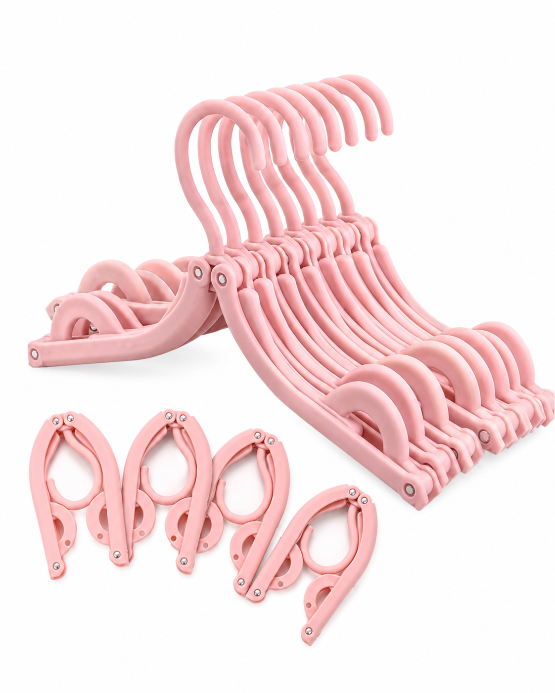 👕 Selnivo™ Foldable Travel Hangers with Clips – Dry Clothes Anywhere with Your Portable Dryer 💨