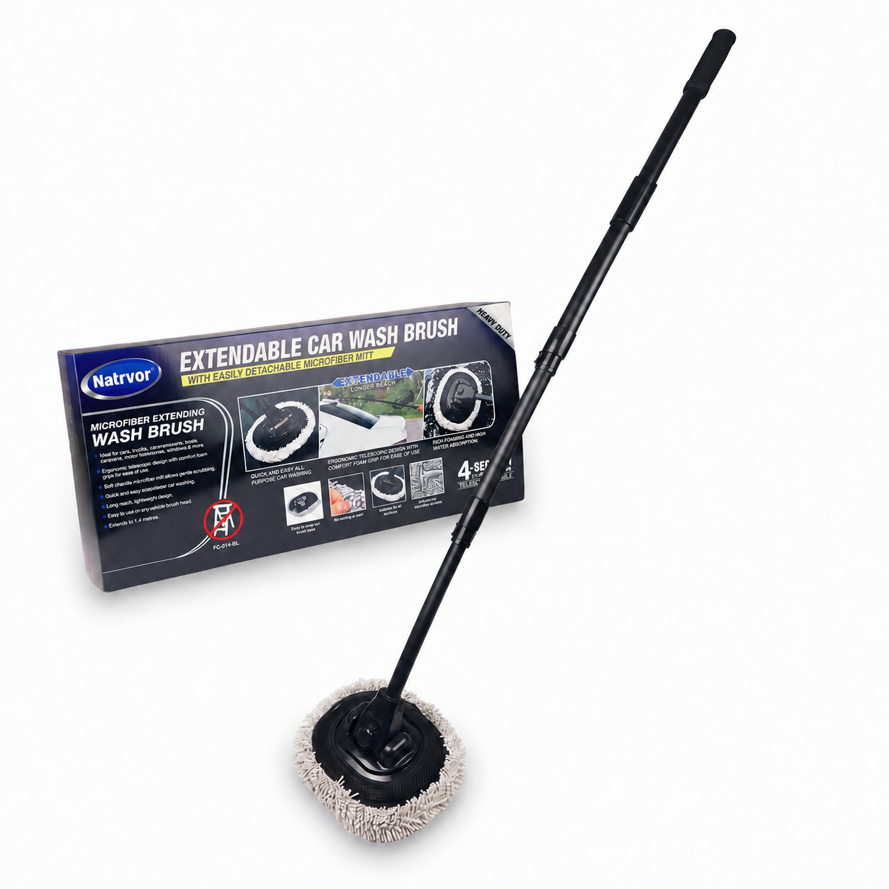 Natrvor™ Pro Extendable Car Wash Brush