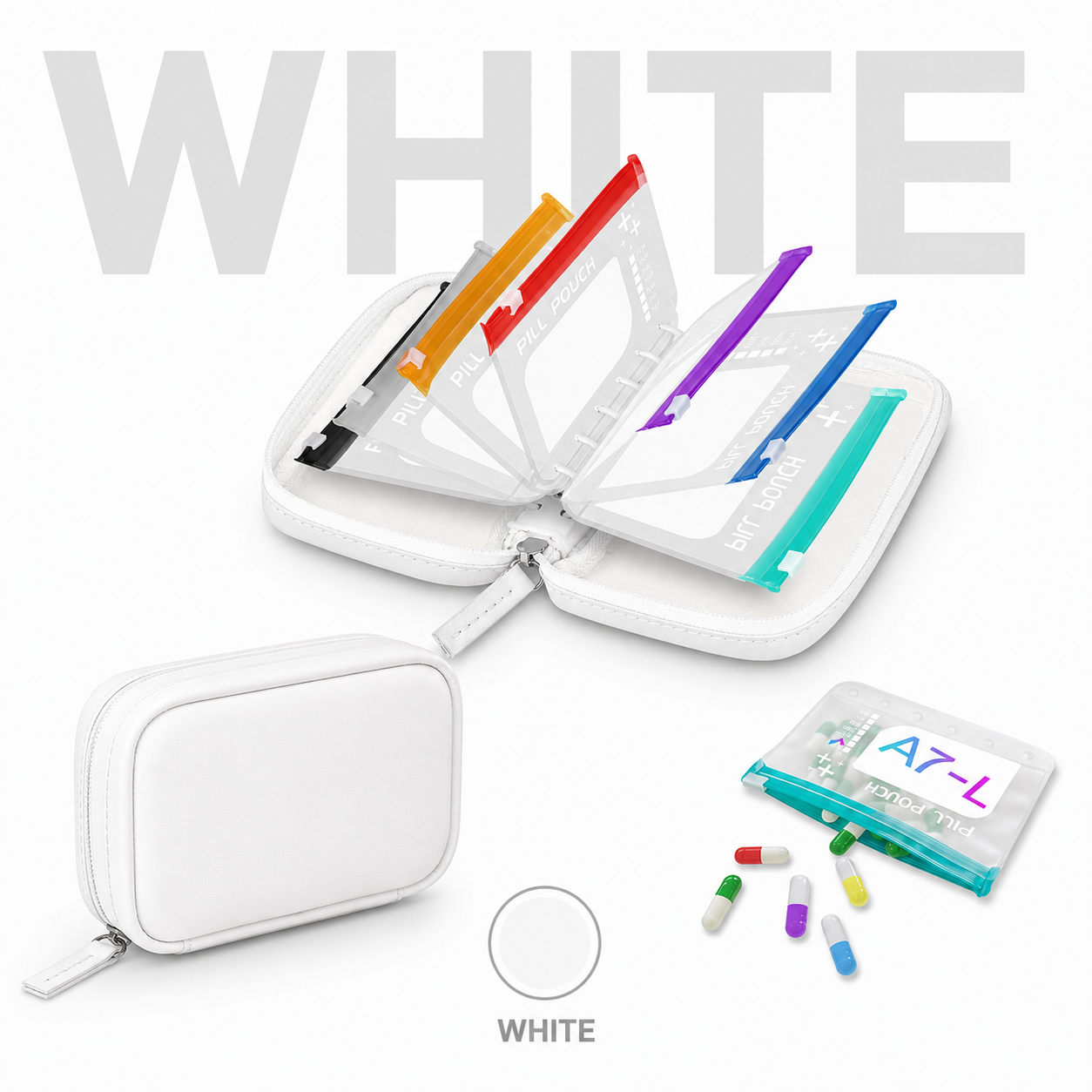 DoseNest – Waterproof Weekly Pill Organizer