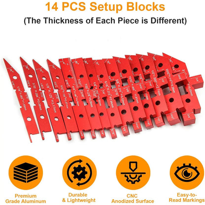 Table Setup Blocks for Woodworking
