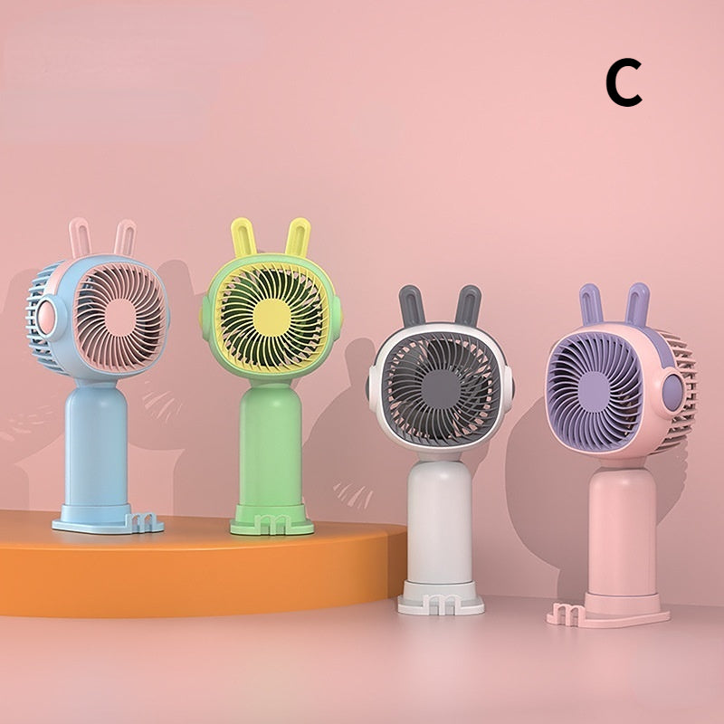 Mini Ventilateur Portable Kawaii – Fraîcheur Nomade pour l’Été