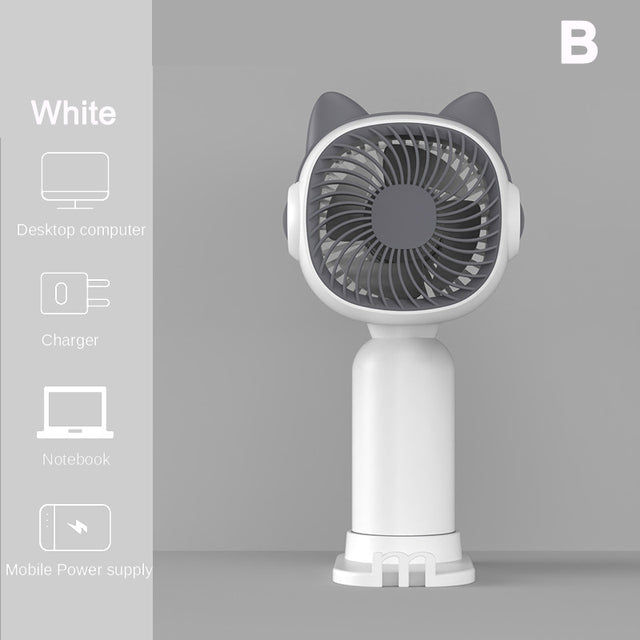 Mini Ventilateur Portable Kawaii – Fraîcheur Nomade pour l’Été