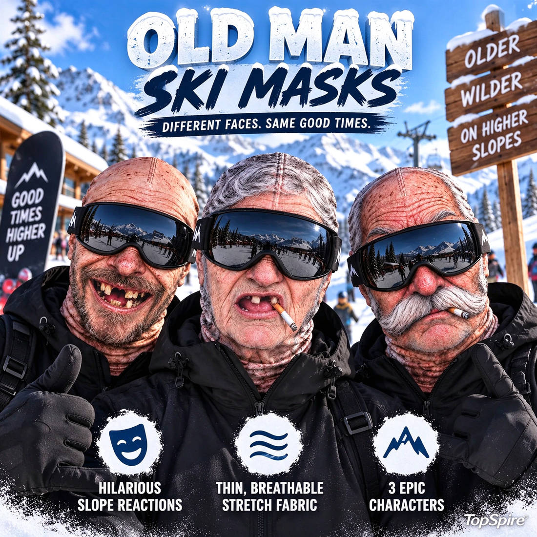 TopSpire®👴 Old F*cker Man Winter Face Mask