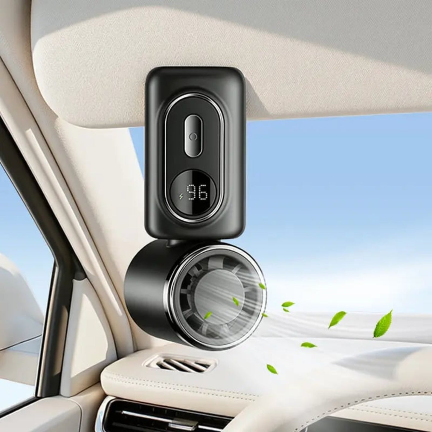 Portable cooling fan for hot weather and outdoor travel