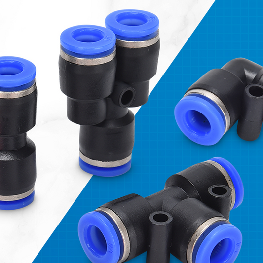 1/4 Inch Pneumatic Push-to-Connect Air Hose Fittings Kit